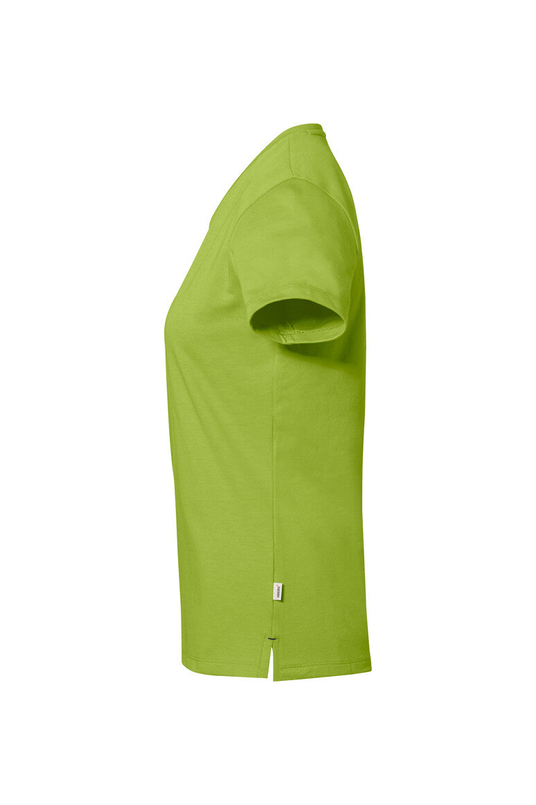 HAKRO COTTON TEC® Damen V-Shirt - kiwi