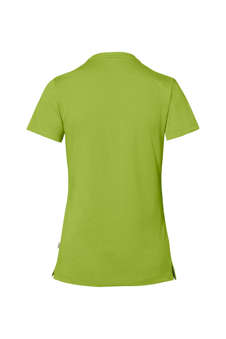 HAKRO COTTON TEC® Damen V-Shirt - kiwi