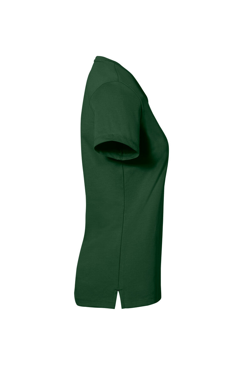 HAKRO COTTON TEC® Damen V-Shirt - tanne