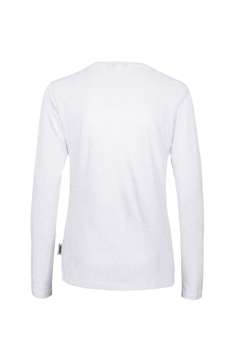 HAKRO Damen Longsleeve Classic - weiß