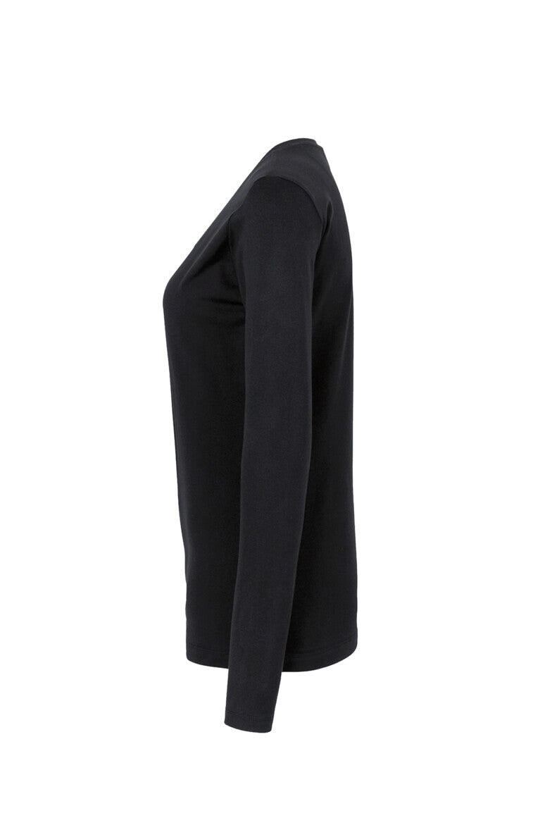 HAKRO Damen Longsleeve Classic - schwarz