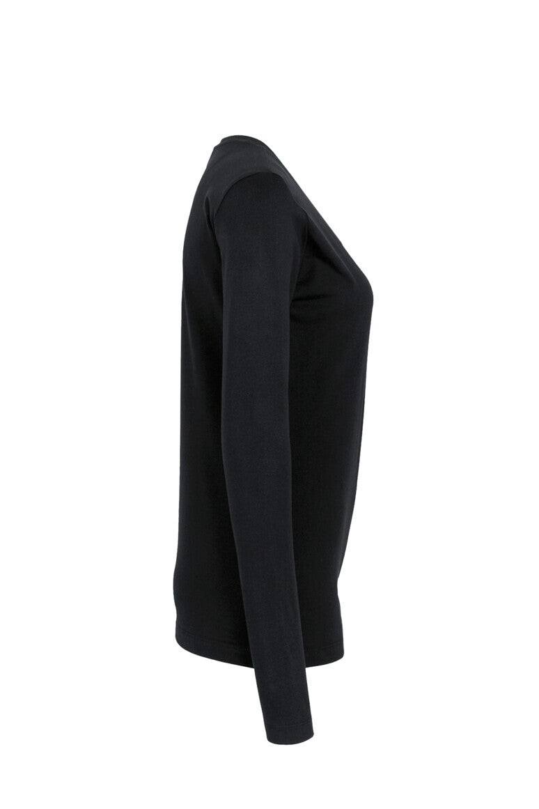 HAKRO Damen Longsleeve Classic - schwarz