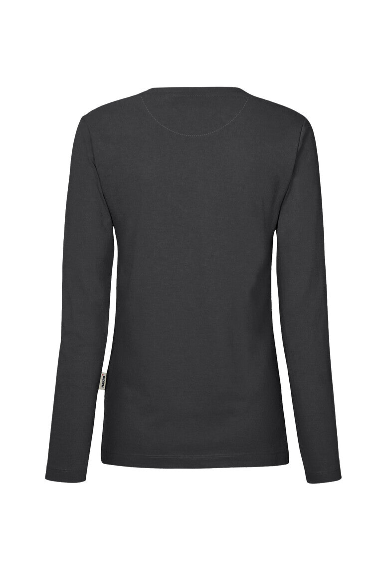 HAKRO Damen Longsleeve MIKRALINAR® - karbongrau