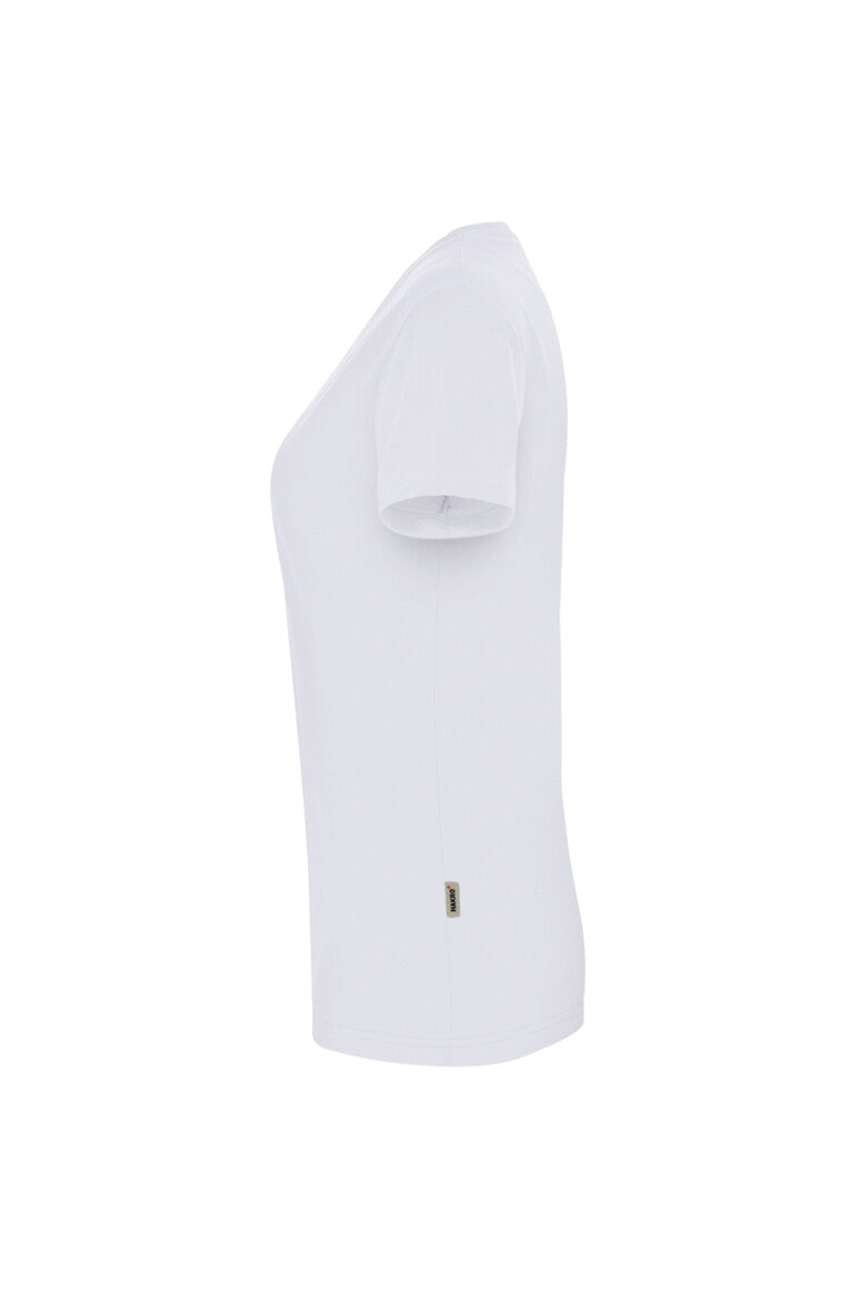 HAKRO Damen V-Shirt MIKRALINAR® - weiß