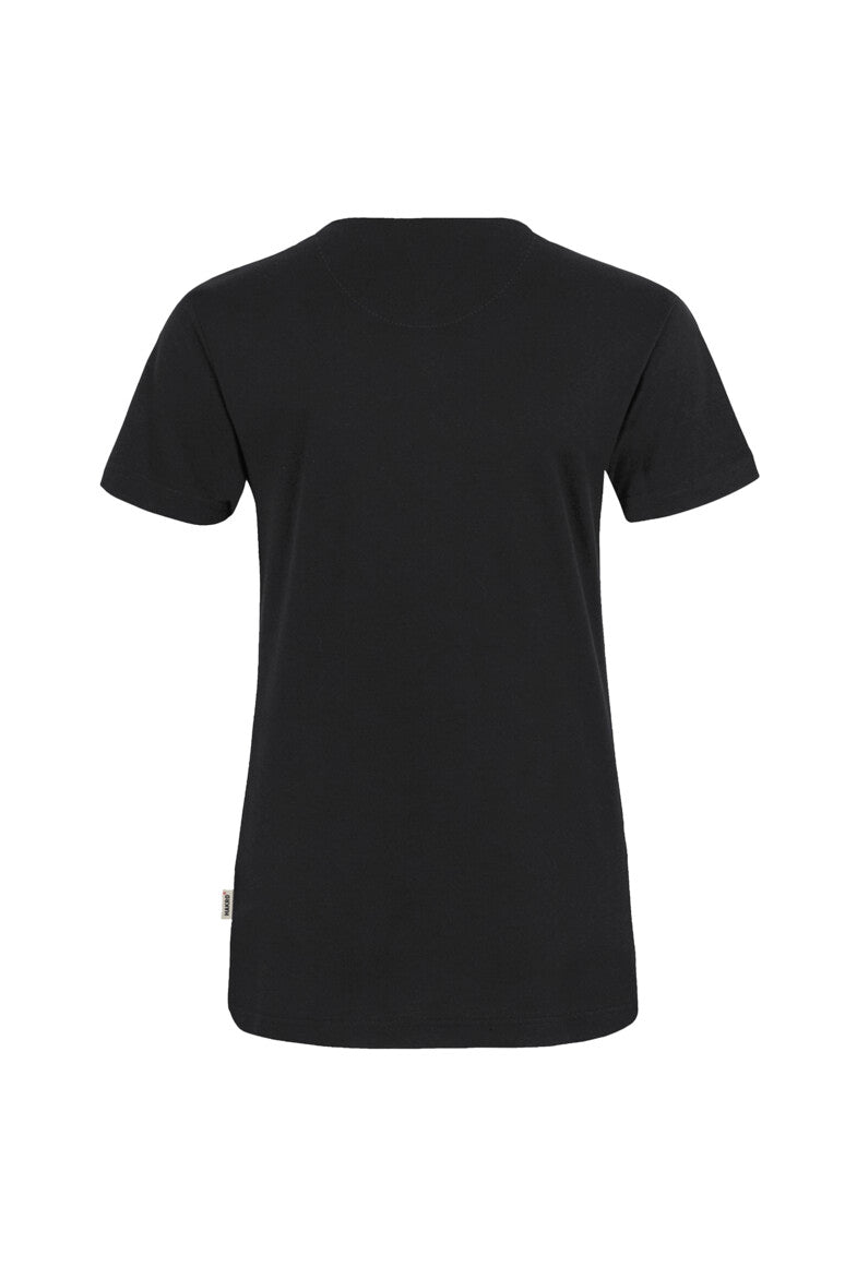 HAKRO Damen V-Shirt MIKRALINAR® - schwarz