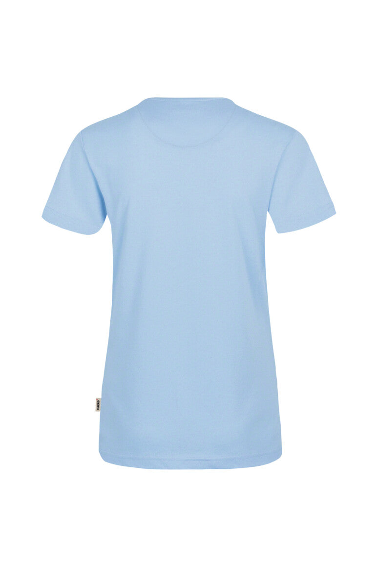 HAKRO Damen V-Shirt MIKRALINAR® - eisblau