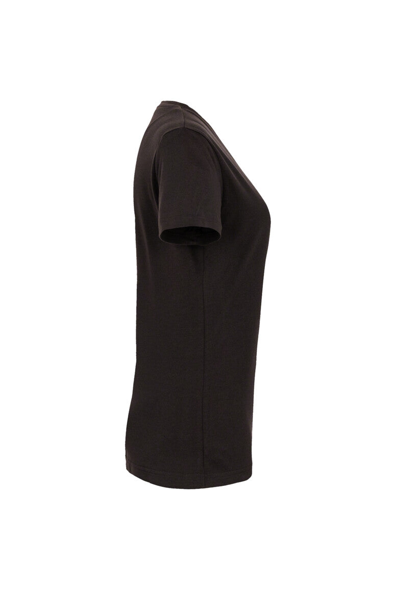 HAKRO Damen V-Shirt MIKRALINAR® - schokolade