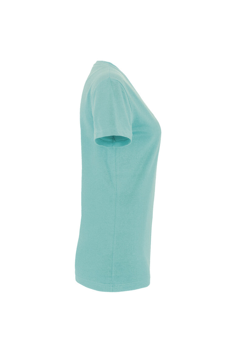 HAKRO Damen V-Shirt MIKRALINAR® - eisgrün