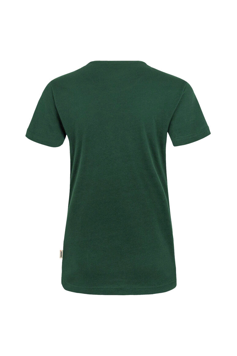 HAKRO Damen V-Shirt MIKRALINAR® - tanne