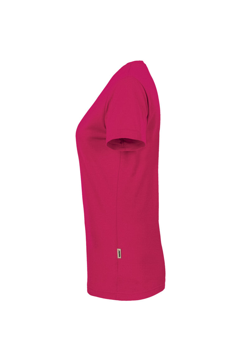 HAKRO Damen V-Shirt MIKRALINAR® - magenta