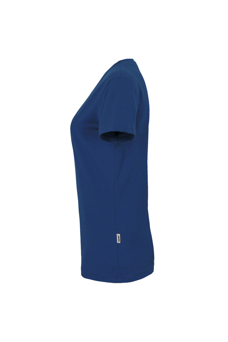 HAKRO Damen V-Shirt MIKRALINAR® - ultramarinblau