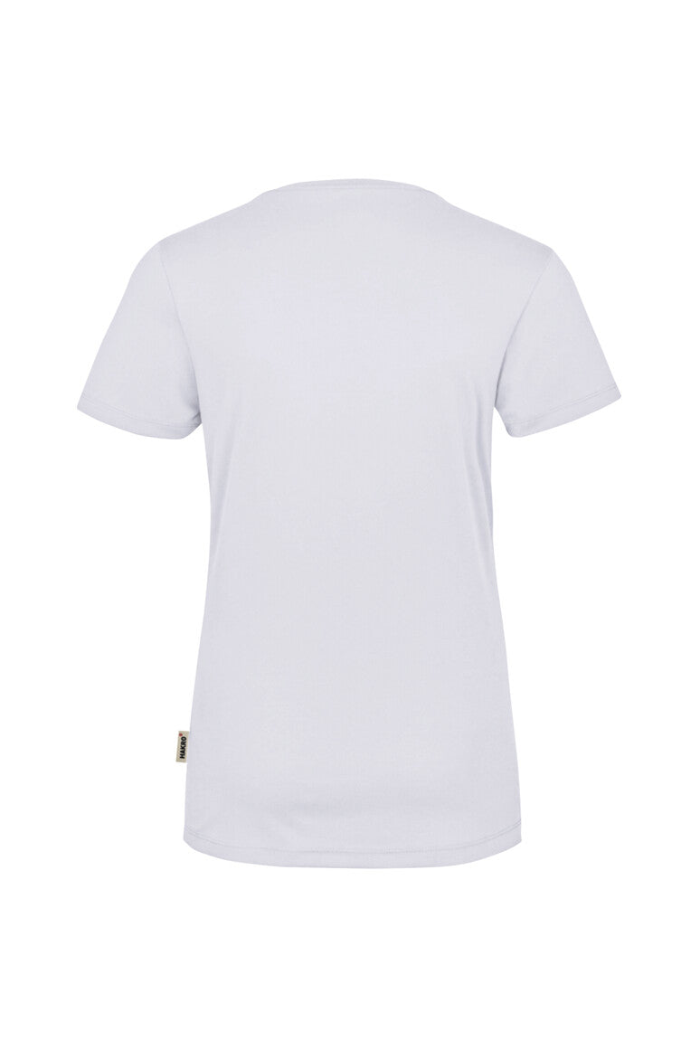 HAKRO Damen V-Shirt COOLMAX® ECO - weiß