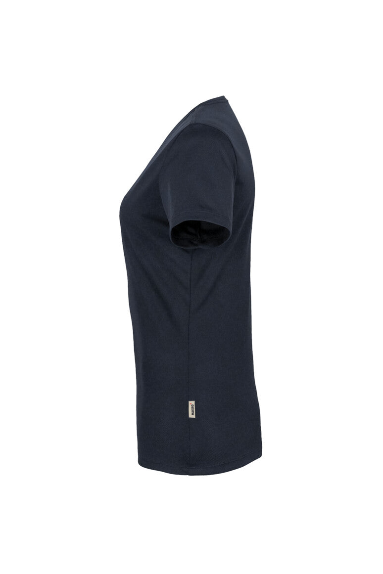 HAKRO Damen V-Shirt COOLMAX® ECO - tinte