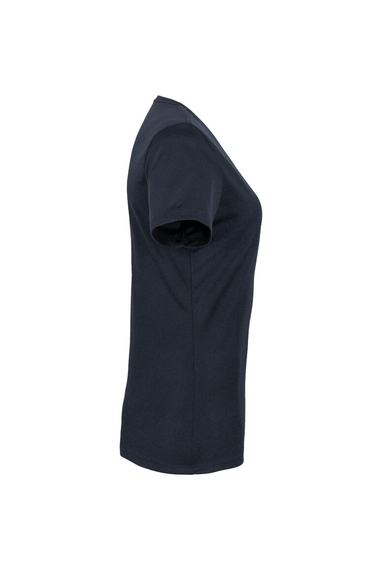 HAKRO Damen V-Shirt COOLMAX® ECO - tinte