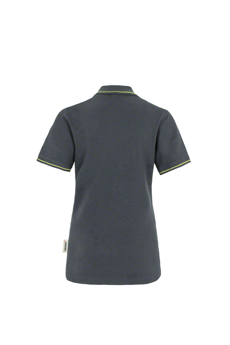 HAKRO Damen Poloshirt Casual - anthrazit/kiwi