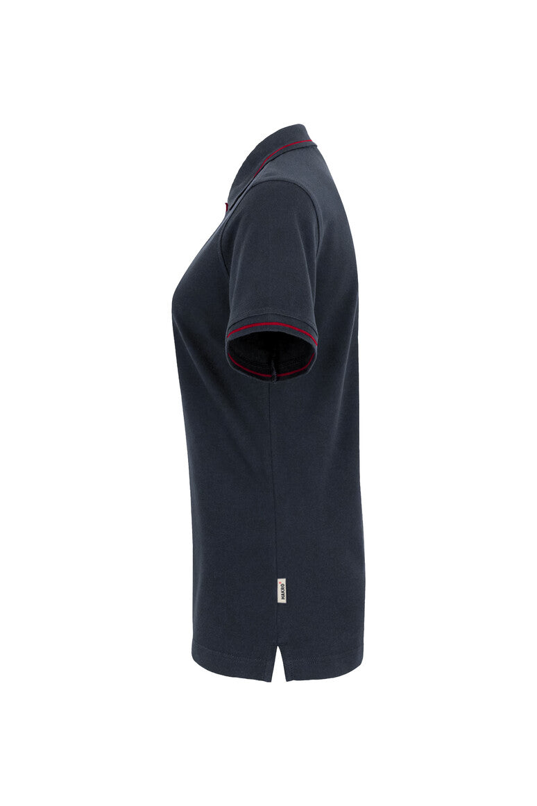 HAKRO Damen Poloshirt Casual - tinte/rot