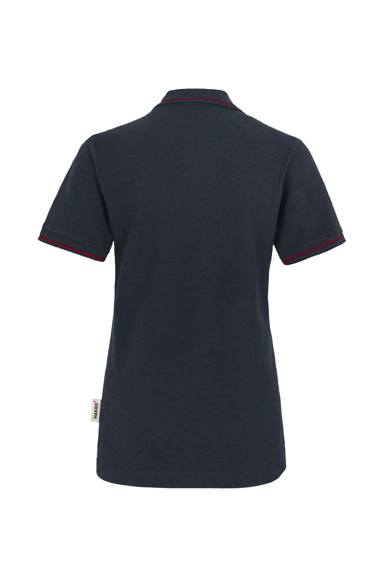 HAKRO Damen Poloshirt Casual - tinte/rot
