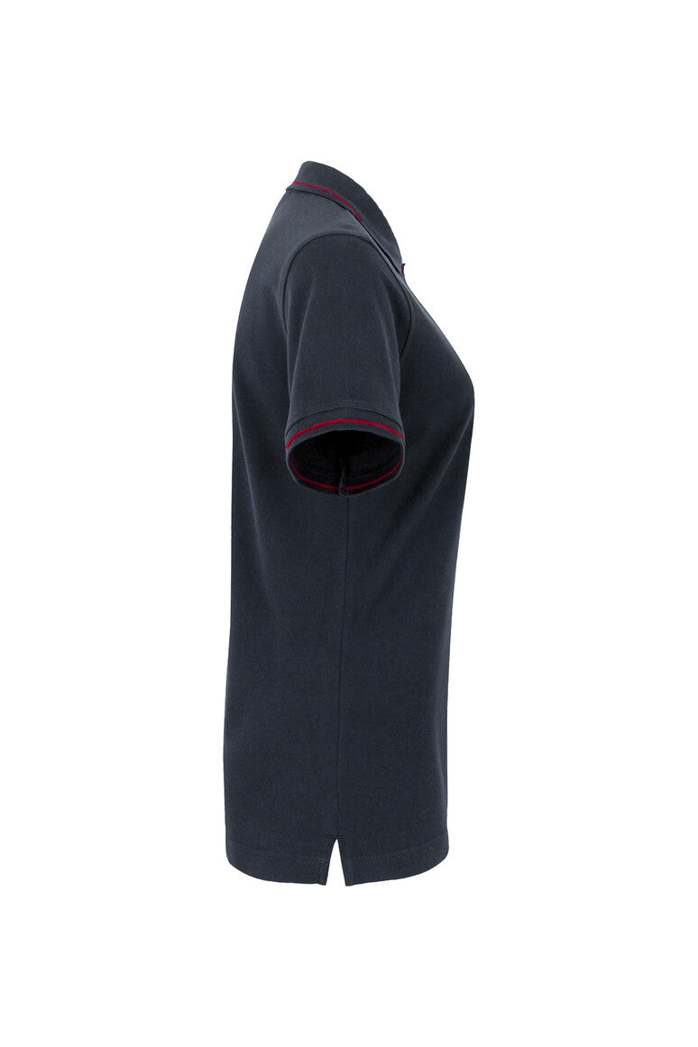 HAKRO Damen Poloshirt Casual - tinte/rot