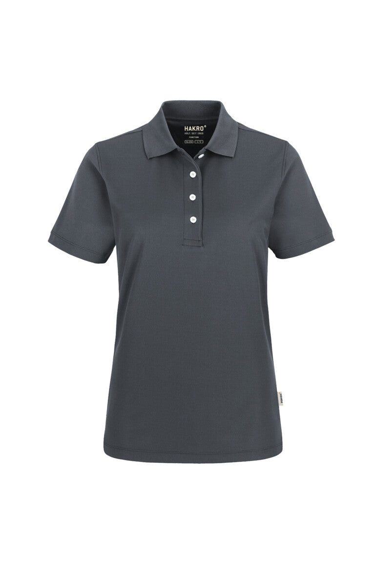 HAKRO Damen Poloshirt COOLMAX® ECO - anthrazit