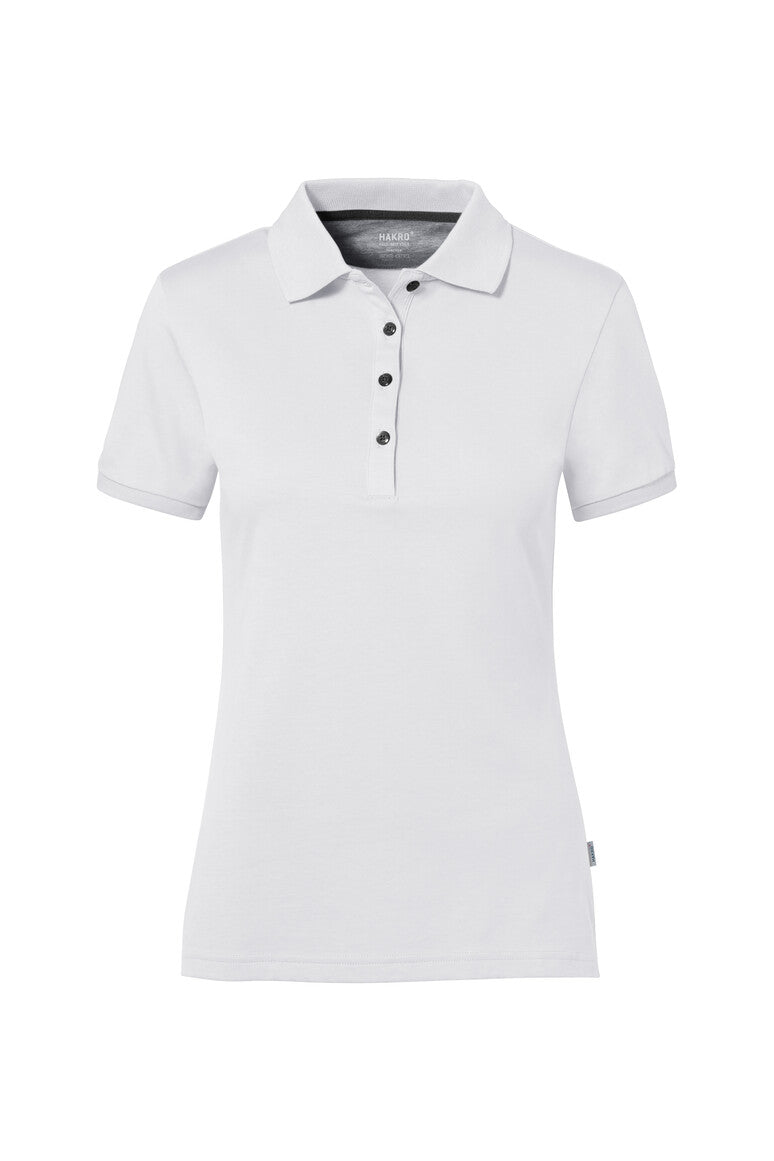 HAKRO COTTON TEC® Damen Poloshirt - weiß