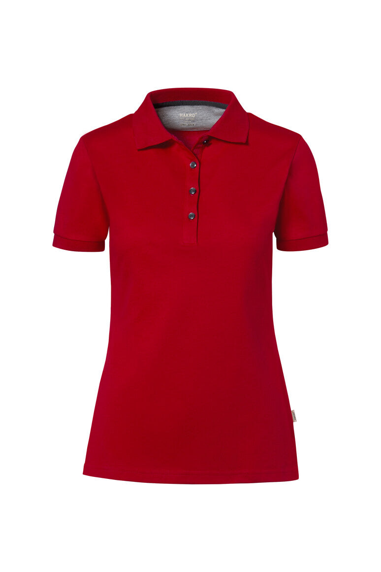HAKRO COTTON TEC® Damen Poloshirt - rot