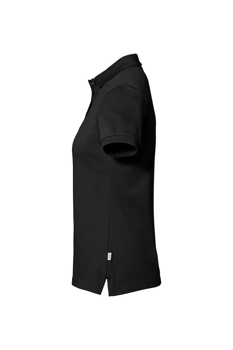 HAKRO COTTON TEC® Damen Poloshirt - schwarz