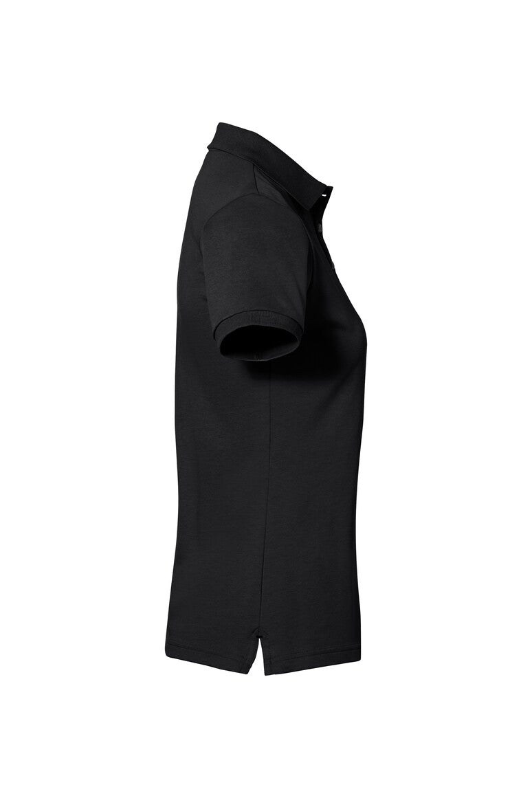 HAKRO COTTON TEC® Damen Poloshirt - schwarz