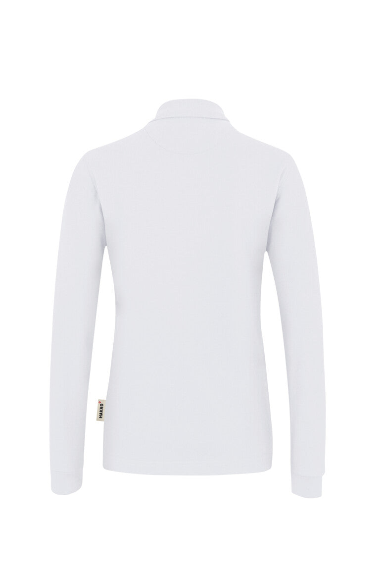 HAKRO Damen Longsleeve-Poloshirt MIKRALINAR® - weiß