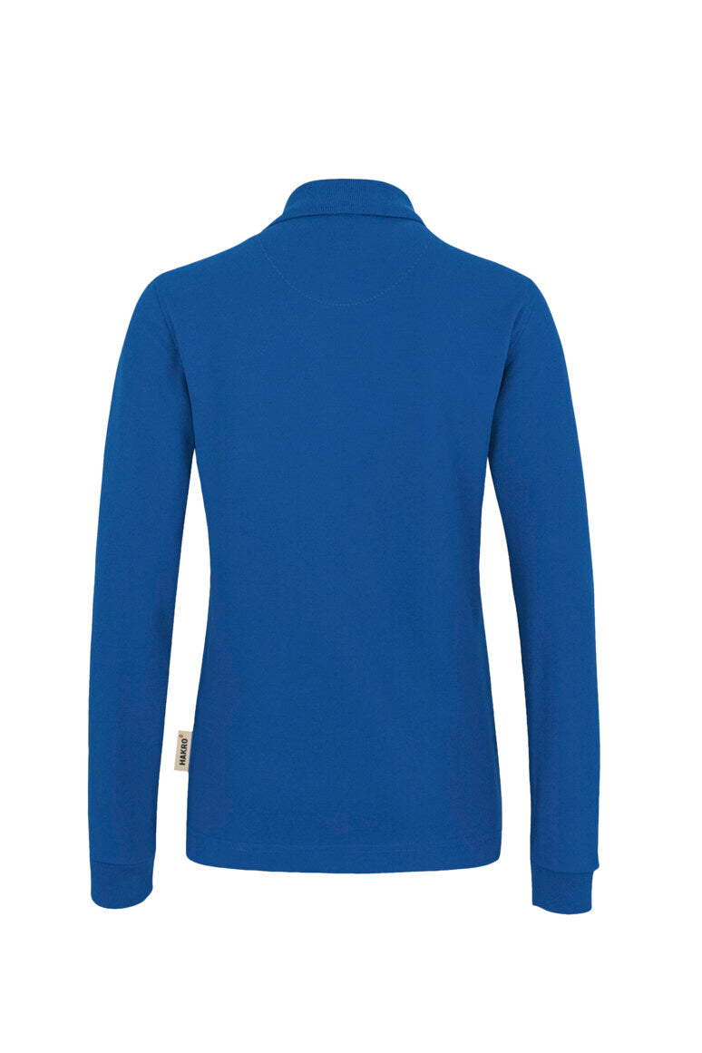HAKRO Damen Longsleeve-Poloshirt MIKRALINAR® - royalblau