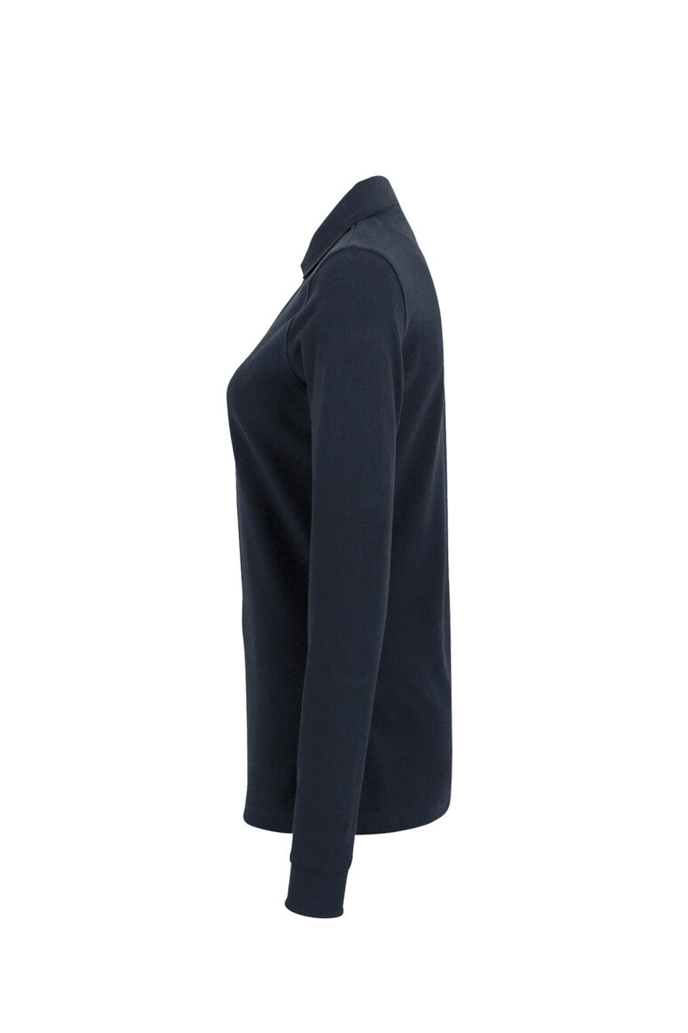 HAKRO Damen Longsleeve-Poloshirt MIKRALINAR® - tinte