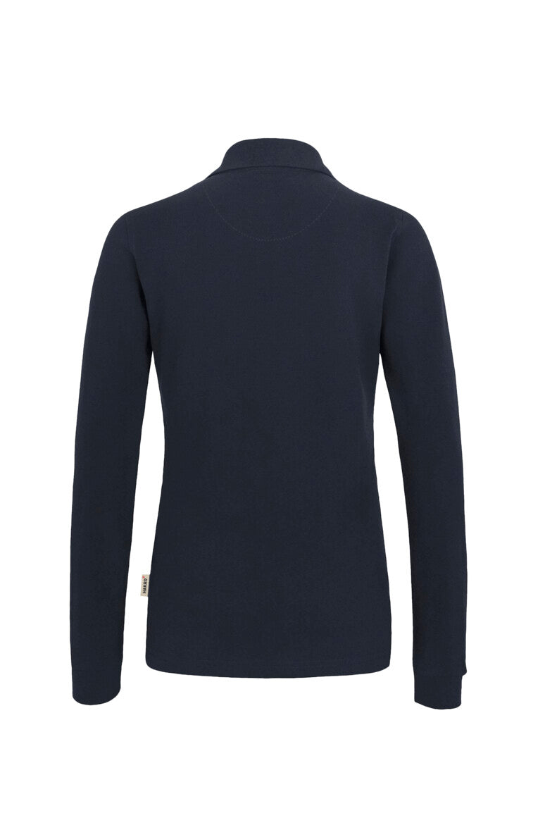 HAKRO Damen Longsleeve-Poloshirt MIKRALINAR® - tinte