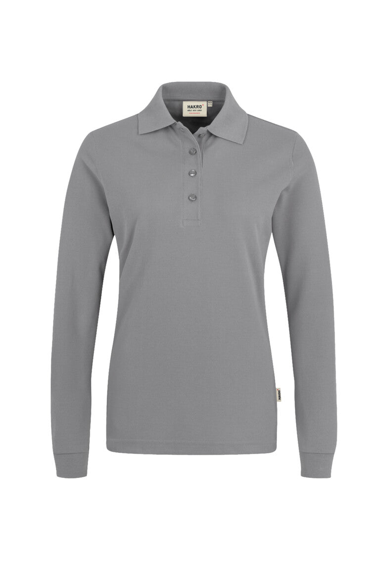 HAKRO Damen Longsleeve-Poloshirt MIKRALINAR® - titan
