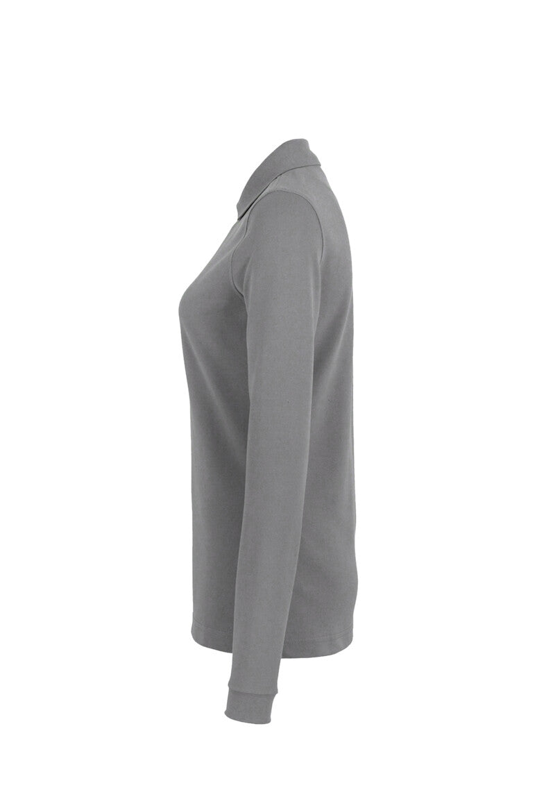 HAKRO Damen Longsleeve-Poloshirt MIKRALINAR® - titan