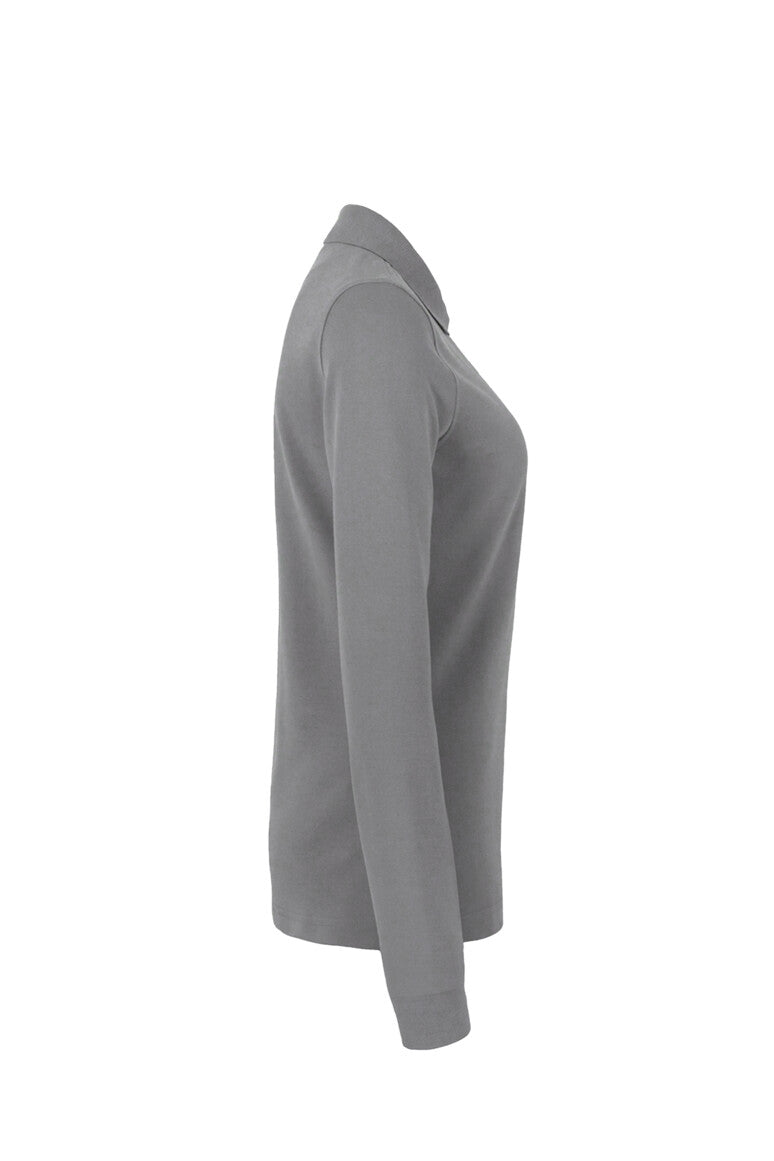 HAKRO Damen Longsleeve-Poloshirt MIKRALINAR® - titan
