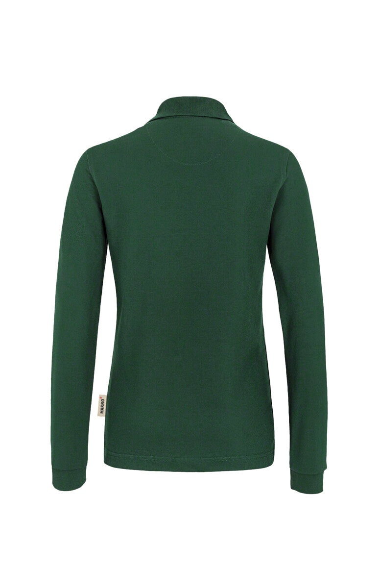 HAKRO Damen Longsleeve-Poloshirt MIKRALINAR® - tanne