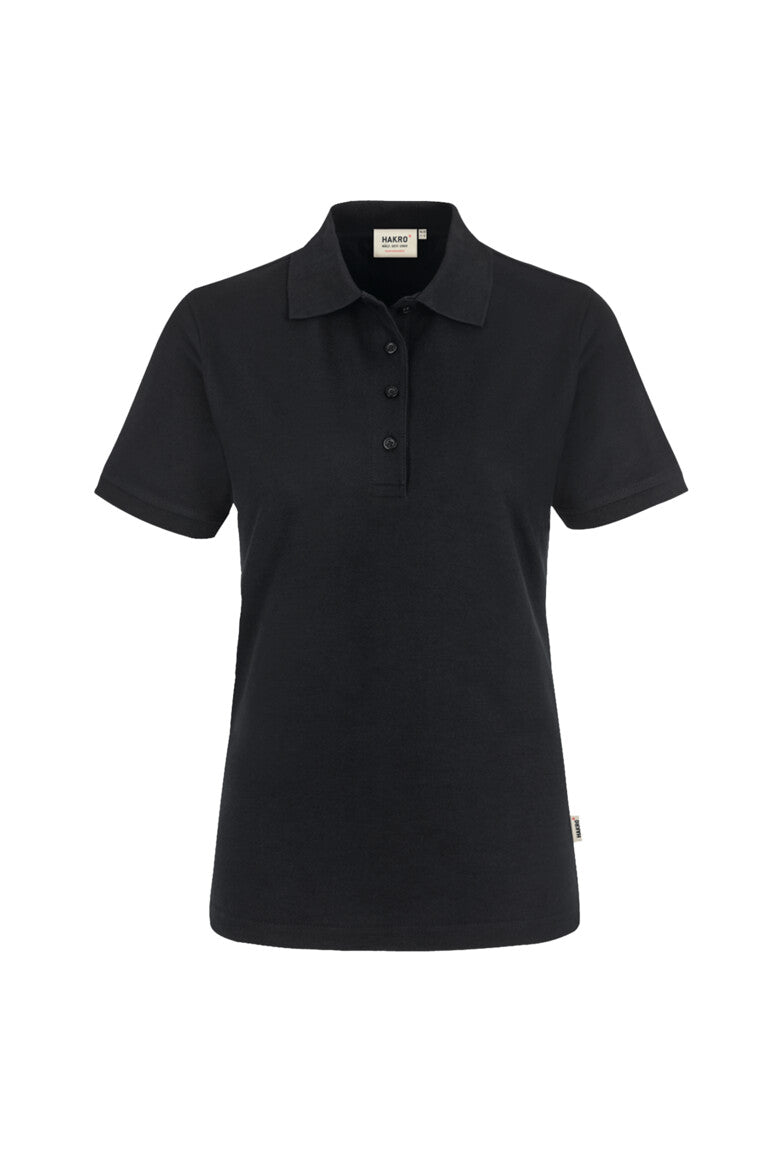 HAKRO Damen Poloshirt MIKRALINAR® - schwarz