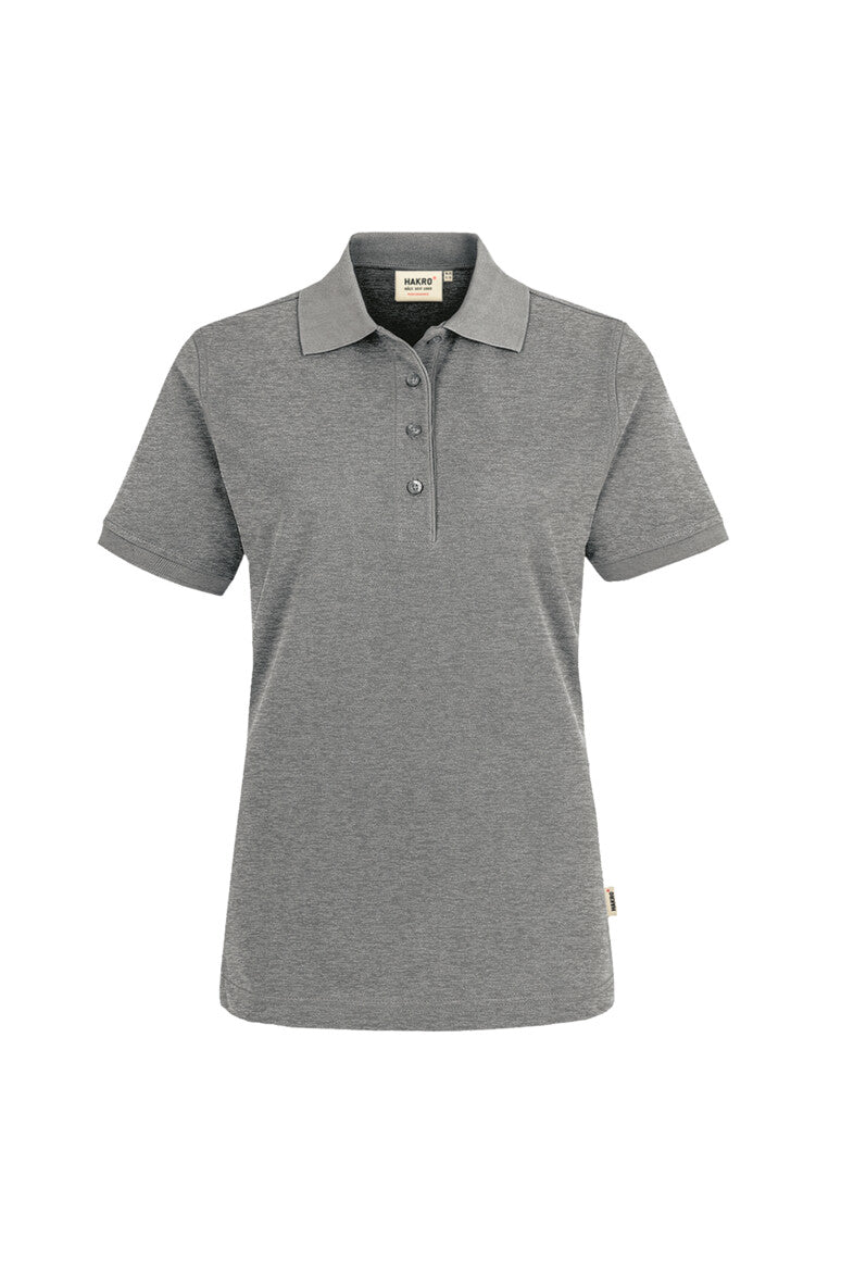 HAKRO Damen Poloshirt MIKRALINAR® - grau meliert