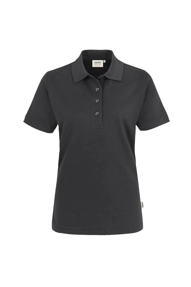 HAKRO Damen Poloshirt MIKRALINAR® - karbongrau