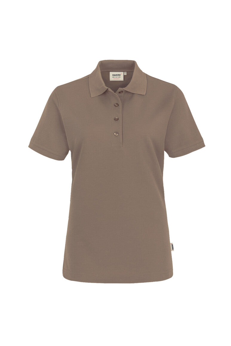 HAKRO Damen Poloshirt MIKRALINAR® - nougat