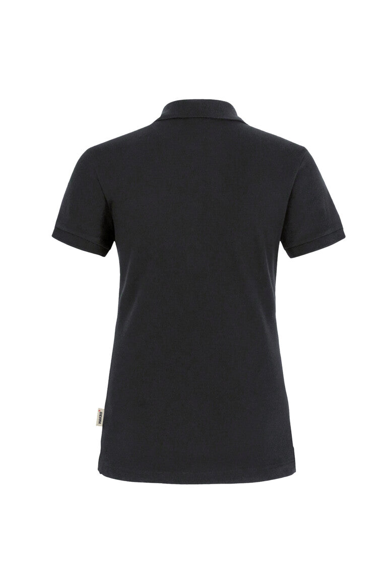 HAKRO Damen Poloshirt Stretch - schwarz