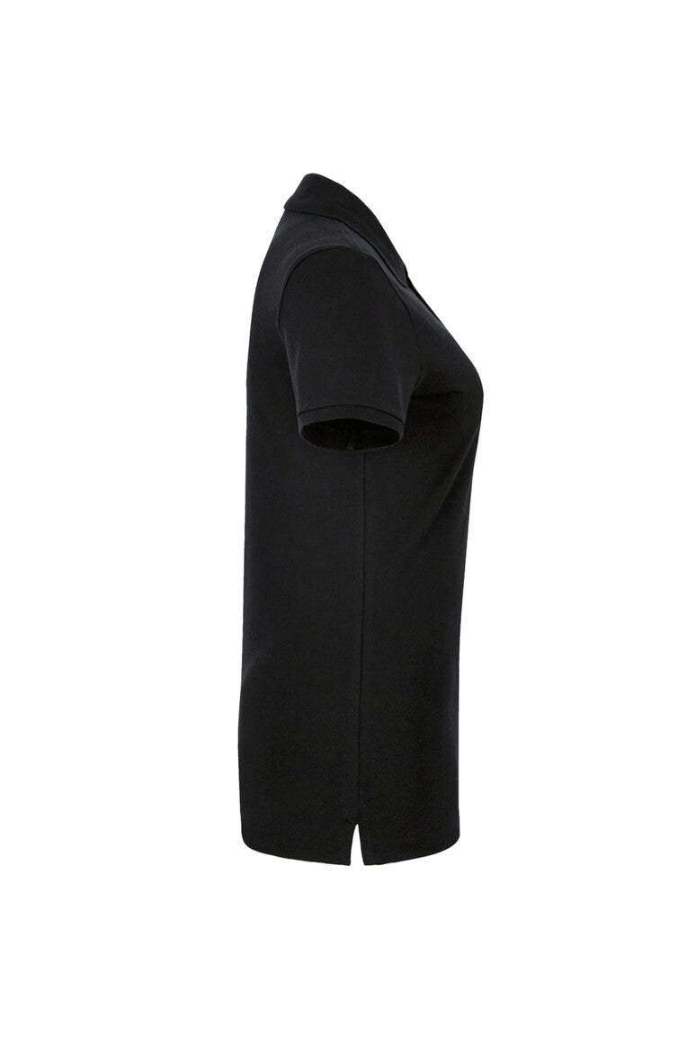 HAKRO Damen Poloshirt Stretch - schwarz