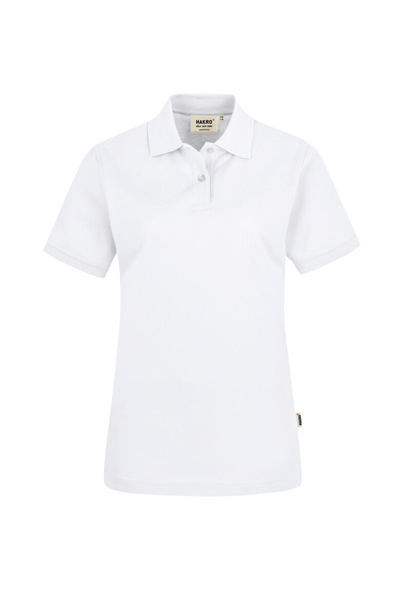 HAKRO Damen Poloshirt Top - weiß