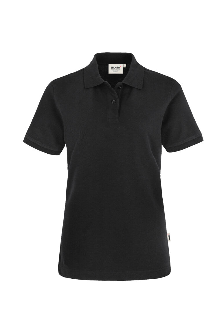 HAKRO Damen Poloshirt Top - schwarz
