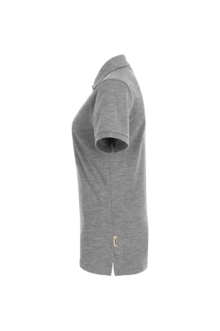 HAKRO Damen Poloshirt Top - grau meliert