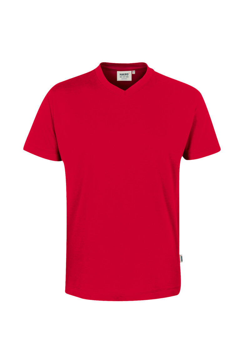 HAKRO V-Shirt Classic - rot