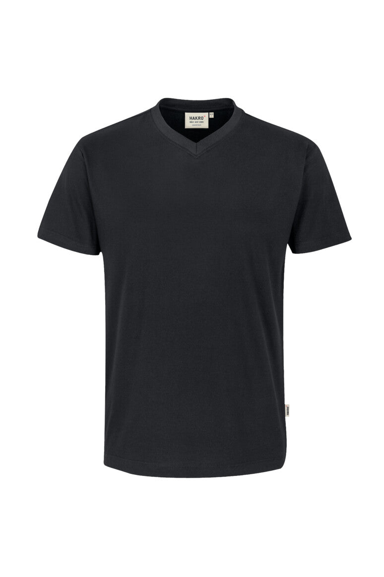 HAKRO V-Shirt Classic - schwarz