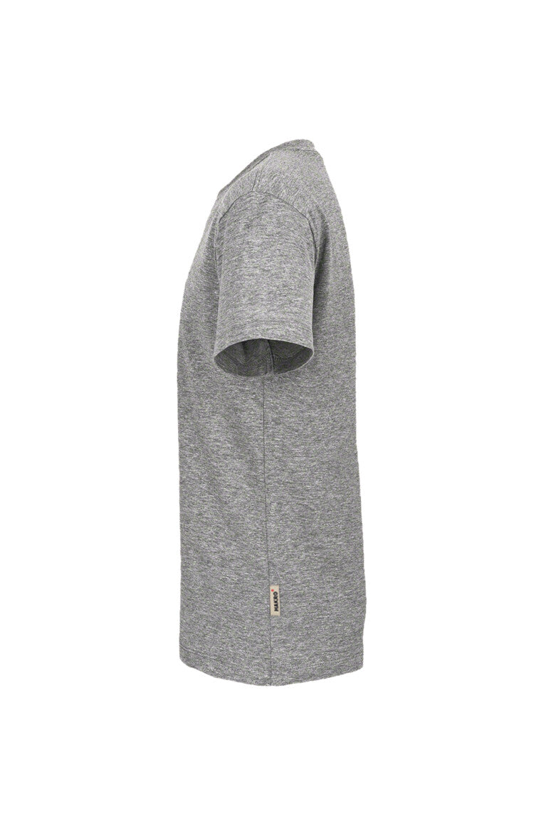 HAKRO V-Shirt Classic - grau meliert