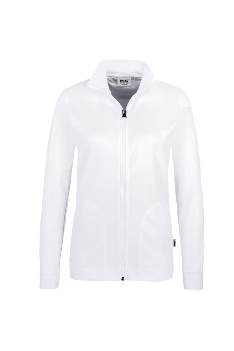HAKRO Damen Interlockjacke - weiß