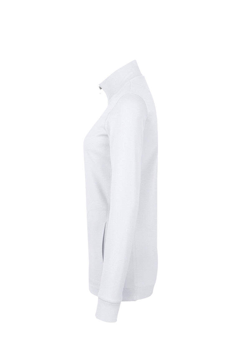 HAKRO Damen Interlockjacke - weiß