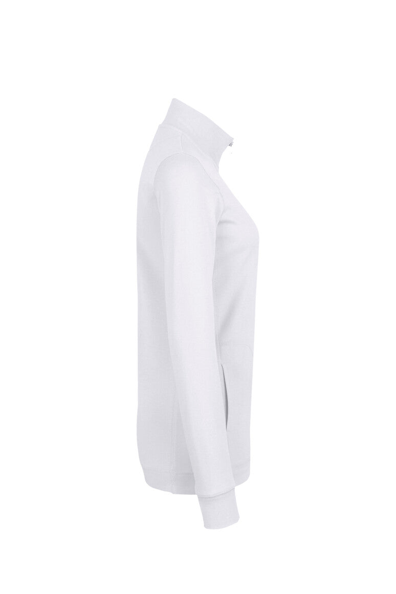 HAKRO Damen Interlockjacke - weiß